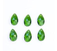 VIXDA 10PCS 28mm Tear Drop Crystals Prism Sun Catcher Clear Glass Chandelier Crystal Parts DIY Hanging Pendant Jewelry Spacer Faceted
