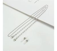 VIXDA 2 Piezas Cadena para Gafas de Sol de Mujer, con Forma de Cilindro, con Forma de Flor de Perla, para Colgar Gafas, antipérdida, cordón para mascarilla