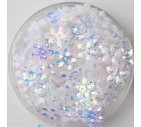 VIXDA 240 unids/Pack 9mm Ciruela Lentejuelas Cinco Dedos Copa Flores Lentejuelas Sueltas Paillettes Accesorios de Costura para Ropa DIY artesanía 9 Colores