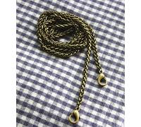 VIXDA 40-160cm Oro/Plata/Negro Pistola/Bronce 5mm Reemplazo de Metal Monedero Cadena Hombro Bandolera Correa para Bolso pequeño