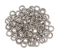 VIXDA 4000 Uds 3mm 4mm 5mm 6mm 7mm 8mm 10mm Anillos de Salto Abiertos de Acero Inoxidable Conectores de Anillo Dividido de Bucle único para fabricación de joyería DIY