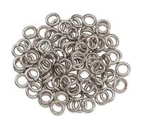 VIXDA 4000 Uds 3mm 4mm 5mm 6mm 7mm 8mm 10mm Anillos de Salto Abiertos de Acero Inoxidable Conectores de Anillo Dividido de Bucle único para fabricación de joyería DIY