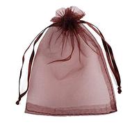 VIXDA 50 Piezas Bolsas de Regalo de Color sólido Bolsa de Organza Malla de Boda Bolsas de Tela de Tul de Caramelo Bolsas de Almacenamiento para Joyas, Relojes, cosméticos