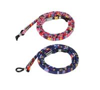 VIXDA 6 Piezas Cordones elásticos Bohemios para Gafas, Cadena para Gafas respetuosa con la Piel, Accesorios elásticos para Sujetar Gafas