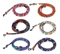 VIXDA 6 Piezas Cordones elásticos Bohemios para Gafas, Cadena para Gafas respetuosa con la Piel, Accesorios elásticos para Sujetar Gafas