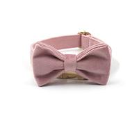 VIXDA Arnés Rosa para Perros para niñas, Bonito Collar para Perros con Pajarita extraíble, 5 uds, Conjunto de tracción para Mascotas, arnés para Perros, Collar con Lazo, Correa, Bolsa para Caca