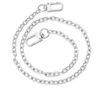 VIXDA Cadena de Repuesto para Bolso de Metal y Aluminio, 20/40/80/120 cm, Correa de Hombro para Mujer, Ideal para reemplazar Bolsos con Cadena Cruzada.