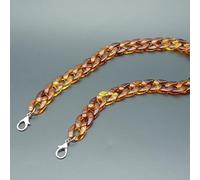 VIXDA Cadenas acrílicas para Bolso de 60/110cm, Correa para Bolso de Hombro, Cadena para Monedero DIY, Cadenas de Resina, manijas, Piezas para cinturón, Accesorios para Bolso