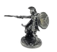 VIXDA Figuras de Soldados de la Antigua Roma espartana, 1 Uds., miniaturas, Modelo de Soldados de Metal Vintage, Estatua, Regalo de Adorno de Escritorio