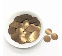 VIXDA Lentejuelas Mate 20mm Plano Redondo PVC Lentejuelas Sueltas Paillettes Costura Artesanía de Boda 1 Agujero Recorte de Lentejuelas Mujeres Ropa Accesorios 10g