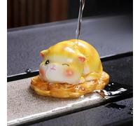 VIXDA Pieza Decorativa para Gato Zhaocai, Mascota de té, lingote Creativo para el hogar, Juego de té Zhaocai, Piezas Decorativas de Repuesto