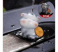 VIXDA Pieza Decorativa para Gato Zhaocai, Mascota de té, lingote Creativo para el hogar, Juego de té Zhaocai, Piezas Decorativas de Repuesto