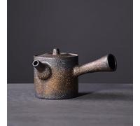 VIXDA Teteras japonesas de cerámica Kyusu con filtros Vintage Chino Kung Fu Tetera Drinkware 175ml