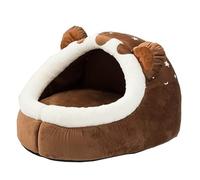 VIXDA Winter Dog Bed Self-Warming Puppy House Cozy Cat Sleeping Tent Cave Beds Indoor Kitten Nest Kennel Hut for Small Medium Dog Cats