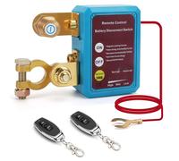 VIXKPIRR 12V Desconectador de Bateria Coche con Control Remoto, Corta Corriente Bateria 12V Coche 240A Interruptor Bateria Coche, Desconectador Bateria Automática Para Moto Camión Barco Antirrobo