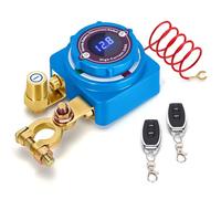 VIXKPIRR Desconectador de Bateria Coche 12V 240A, Corta Corriente Bateria 12V Coche con Control Remoto Pantalla LED de Voltaje, Interruptor de Desconexión Automática para Coche Camión RV ATV Barco
