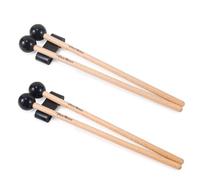 VixxNoxx 4 mazos de xilófono de 24 cm para tambor de goma con 2 mazos de percusión de madera