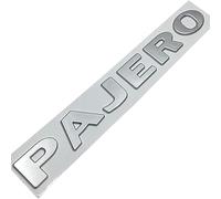 VIYOLI Emblema Adhesivo, para Mitsubishi Pajero Letters Emblem Calcomanías Insignia Coche Calcomanía Decoración Estilo Accesorios externos,A