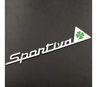 VIYOLI Insignia de emblemas de Coche, para Alfa Romeo Giulia Giulietta Mito 147 154 155 156 164 159 GT Insignia Emblema de Letras Adhesivas Emblema Accesorios,B