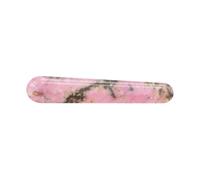 VIYOLI Varita de masaje de cuarzo rosa obsidiana Yoni para masaje facial, ejercicio de Kegel, piedra de jade natural, masajeador Guasha, palo de rodonita