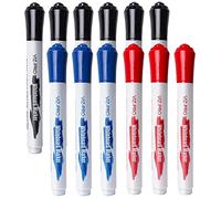 VIZ-PRO Rotuladores Pizarra Blanca, 12 Unidades, 3 Colores, Borrado en Seco