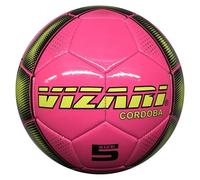 Vizari Sports Cordoba - Balón de fútbol con impresión única, para niños y adultos, disponible en 5 colores, color rosa, talla 3