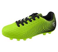 VIZARI Stealth FG, Zapatos Niños, Verde Negro, 10 UK Child