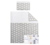 Vizaro - Edredón Med. 70x80cm + Almohada para Minicuna 50x80cm o Cuna de Colecho - 100% Algodón - Hecho UE