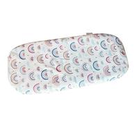 Vizaro - Sábana Bajera para Colchón de Capazo de Carrito de Bebé Ajustable 70-80 x 30-35cm - 100% Algodón - Hecho UE, OekoTex - Arcoiris