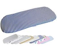 Vizaro - Sábana Bajera para Colchón de Capazo de Carrito de Bebé Ajustable 70-80 x 30-35cm - 100% Algodón - Hecho UE, OekoTex - Barquito