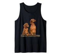 Vizsla Perro Raza Hermoso Húngaro Vizsla Perro Camiseta sin Mangas