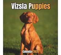 Vizsla Puppies Calendar 2026: 14-Month Organizer from Nov 2025 to Dec 2026 | Perfect for Home, Office, School & Family Scheduling, For Men , Women , Girls , Boys