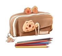 Vjeybv Capybara - Estuche para lápices, bonito estuche para lápices, estuche de apertura amplia con bonitos pines de capibara, estuche de gran capacidad, ver imagen, Refer to description, Unisex