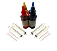 VJSLWPIB Reabastecimiento de Cartucho de Tinta Compatible con LC3013 LC3011 para MFC-J491DW(100ml Dye Ink 4PCS)