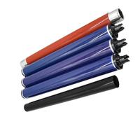 VjSLwPL Kit de batería con Rodillo de fusor Superior de Funda de película de fusor y Tambor de Color de 3 uds Compatible con 700 550 560 570 240 242 250 252 260 5065