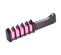 Vjsujehgy 1 Pieza de Color de Moda Desechable para TeñIr el Cabello Temporal Peine para TeñIr el Cabello Pigmento Pequeño Peine (Rosa)