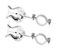 Vjsujehgy 2 Piezas de Soporte de Lira para Clarinete, Clip de Música para Banda de Música, Soporte de Clip para Partituras de Clarinete para Principiantes Que Practican