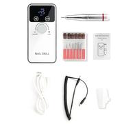 Vjsujehgy 45000RPM Taladro Eléctrico para Uñas de Uñas Recargable Accesorios para Uñas Lijadora de Esmalte de Uñas de Gel Bajo de Ruido