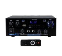 Vjsujehgy Amplificador de Potencia para el Hogar AK55 900 W Máx., 2,0 Canales, Bluetooth, Reproductor de Música Karaoke de Alta Fidelidad, Enchufe de la UE