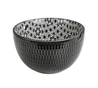 Vjsujehgy Cuenco de Hilo de CeráMica, Bolsa de Almacenamiento de Lana, Almacenamiento de Bolas de Hilo, Accesorios de Ganchillo para Manualidades, Regalo para Mujer, Color Negro