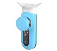 Vjsujehgy Pulverizador de Niebla para Ojos Nano Calentado, Vaporizador de Ojos con Compresa Tibia y Húmedo para Aliviar los Ojos Secos, Vaporizador de Ojos Eléctrico Azul