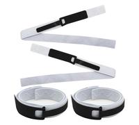 Vjsujehgy Soporte para Sonda Foley, Banda Urinaria para Pierna, 4 Unidades, Correa Elástica para Pierna, Dispositivo Estabilizador, Color Negro.