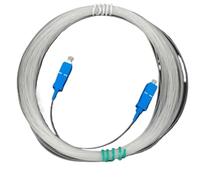 VJSUWI Cable de conexión de Fibra óptica SC, 5 Unidades, 5-30 m, TAC, Transparente, Invisible(25M)