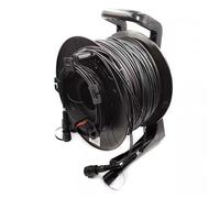 VJSUWI Cable de conexión óptico 8C TPU LC-LC blindado 50m60m70m80m90m 8 núcleos con tambor PCD235 SM LSZH 5 mm impermeable monomodo for exteriores CPRI(80m LSZH LC-LC)