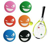 VJUYSW 6 piezas de silicona antivibrador raqueta tenis, tennis, aptas para raquetas de tenis, divertidos amortiguadores para raquetas de tenis.