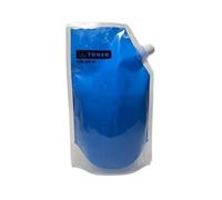 VJZYUTSW 1000 g de tóner Compatible en Polvo a Granel para DC 242 240 250 252 260 550 560 570 700 J75 C75 C65 C70(Cyan-1000g)