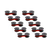 VJZYUTSW 10pcs GR24 GR-24 Typewriter Carbon Ribbon 1024 EP102 Registro de Efectivo Rojo Negro hasta la calculadora Cinta de Cinta de Tinta Cinta(GR24 Black Red 10pcs)