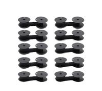 VJZYUTSW 10pcs GR24 GR-24 Typewriter Carbon Ribbon 1024 EP102 Registro de Efectivo Rojo Negro hasta la calculadora Cinta de Cinta de Tinta Cinta(GR24 Black 10pcs)