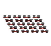 VJZYUTSW 10pcs GR24 GR-24 Typewriter Carbon Ribbon 1024 EP102 Registro de Efectivo Rojo Negro hasta la calculadora Cinta de Cinta de Tinta Cinta(GR24 Black Red 20pcs)