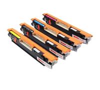 VJZYUTSW 4 Colores Cartucho de tóner Compatible CE310A CE311A CE312A CE313A para Pro CP1025 1025NW M275MFP M175A M175NW(M)